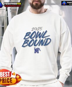 Good Memphis Tigers Bowl Bound 2025 Sweatshirt featuring bold team graphics and a cozy design for fans.