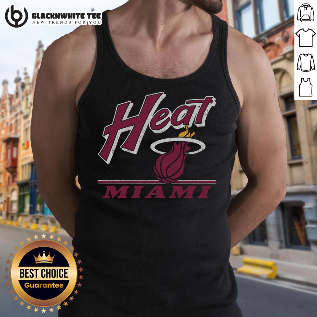 Good Miami Heat Fly By Vintage Tank Top Vintage Miami Heat Fly By tank top featuring vibrant colors and retro design, perfect for basketball fans and collectors.