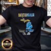 Alt Text: Good Michigan Sports Map T-Shirt featuring Michigan Wolverines for Saturdays and Detroit Lions for Sundays.