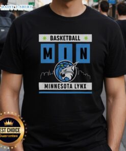 Good Minnesota Lynx Basketball Skyline T-Shirt featuring a stylish design celebrating the team's spirit and the city skyline.