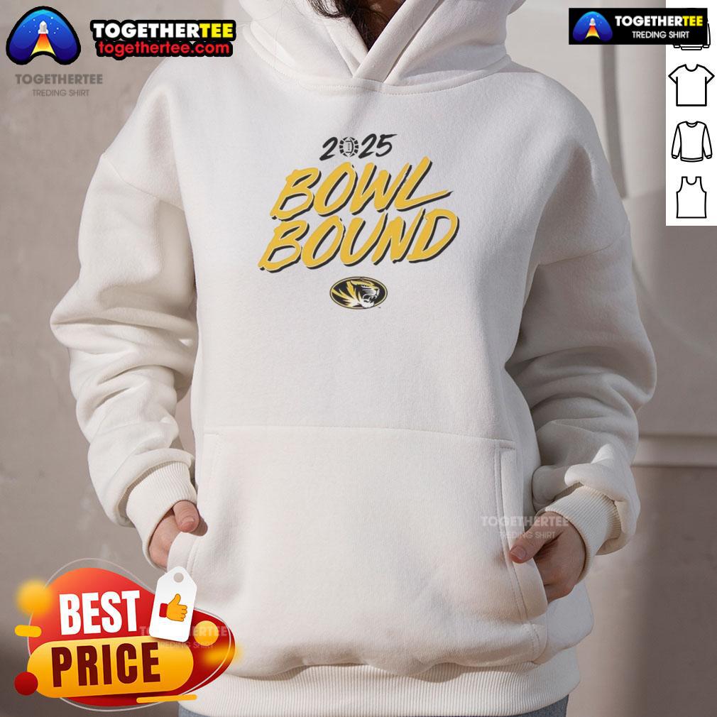 Good Missouri Tigers Bowl Bound 2025 Hoodie 2025 Good Missouri Tigers Bowl Bound hoodie featuring team colors and logo, perfect for fans and alumni.