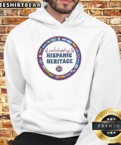 New York Mets starter celebrating Hispanic Heritage in stylish hoodie, showcasing team spirit and cultural pride.