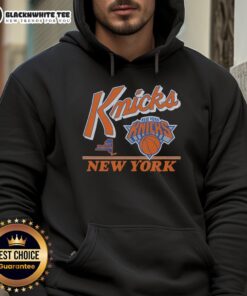 Vintage Good New York Knicks Fly By Hoodie featuring bold team colors and logo, perfect for fans and collectors.
