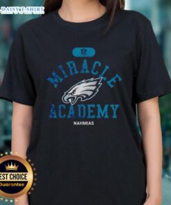 Philadelphia Eagles Miracle Academy Nahmias ladies tee featuring vibrant team colors and a stylish design for fans.