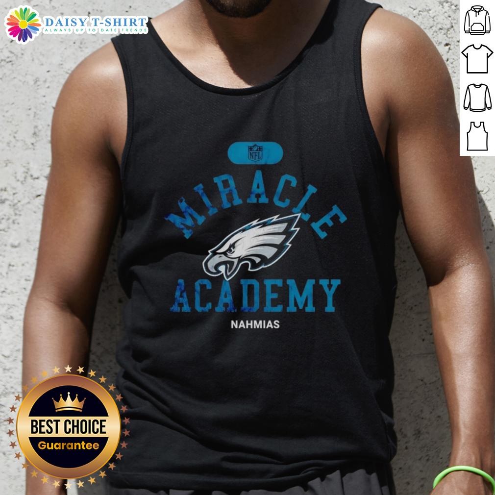 Good Nfl Philadelphia Eagles Miracle Academy Nahmias Tank Top Good NFL Philadelphia Eagles Miracle Academy Nahmias tank top featuring vibrant team colors and logo, perfect for fans.