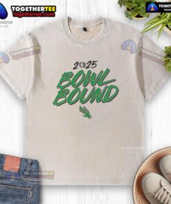 Good North Texas Mean Green Bowl Bound 2025 washed t-shirt featuring vibrant team colors and a comfortable fit.