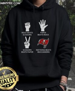 Good Nothing Beats Tampa Bay Buccaneers Football Logo Hoodie featuring bold team logo and comfortable design.