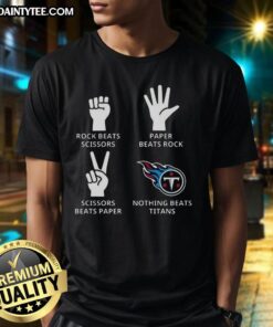 Good Nothing Beats Tennessee Titans Football Logo T-Shirt featuring vibrant team colors and iconic Titans logo design.