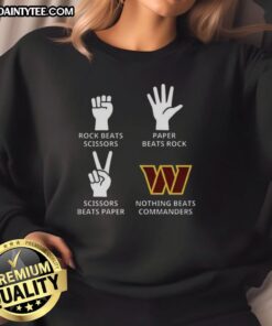 Alt Text: Cozy sweatshirt featuring the Washington Commanders football logo, perfect for fans supporting their team in style.