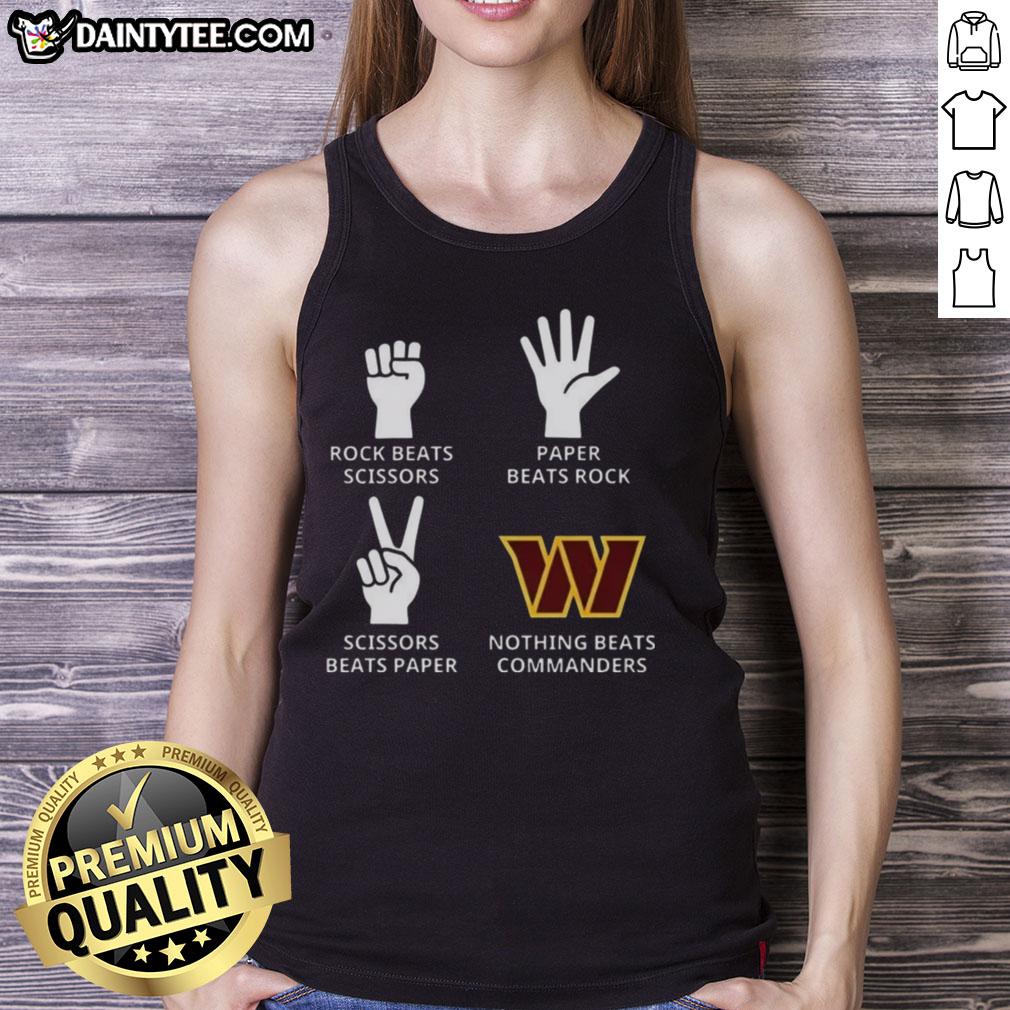 good-nothing-beats-washington-commanders-football-logo-tank-top Alt Text: Stylish tank top featuring the Washington Commanders football logo, perfect for fans and casual wear.