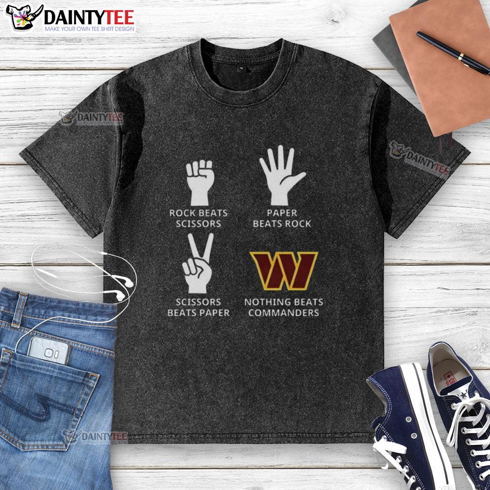 good-nothing-beats-washington-commanders-football-logo-washed-t-shirt Washington Commanders Football logo on a washed T-shirt, showcasing team spirit and casual style for fans.
