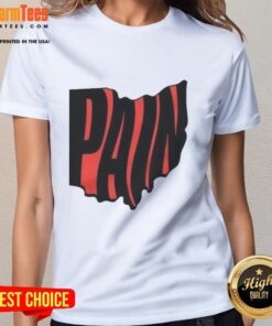 Good Ohio Pain Cincinnati Reds ladies tee featuring team logo and vibrant colors for stylish game day wear.