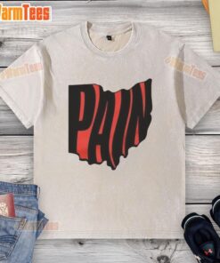 Good Ohio pain Cincinnati Reds washed t-shirt, featuring a vintage design and bold team colors, perfect for fans.