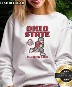 Retro Baller sweatshirt featuring Ohio State Buckeyes football and Bo Jackson design, perfect for fans and collectors.
