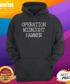 Good Operation Midnight Hammer Hoodie in black, featuring a stylish graphic design, perfect for casual wear.