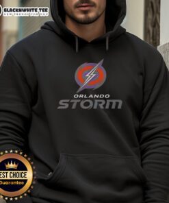 Alt Text: Good Orlando Storm Football Logo Hoodie featuring vibrant logo design, perfect for fans of Orlando Storm football.