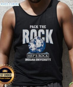 Good Pack The Rock Indiana Hoosiers tank top featuring team colors and logo, perfect for game day and fan wear.