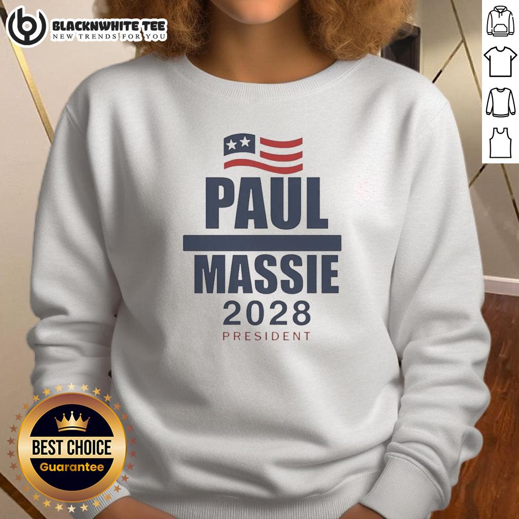 Good Paul Massie 2028 President Flag Sweatshirt Good Paul Massie 2028 President flag sweatshirt featuring a bold design for political supporters and enthusiasts.