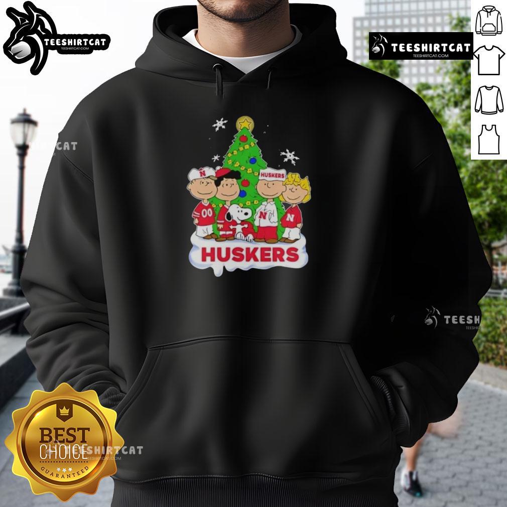 Good Peanuts Characters X Nebraska Cornhuskers Chrismas Hoodie Good Peanuts Characters X Nebraska Cornhuskers Christmas Hoodie featuring festive designs perfect for holiday cheer.