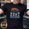 Good Peanuts Snoopy and Friends 'It's The Most Wonderful Time Of The Year' Blue Raiders T-Shirt featuring festive design.