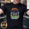 Good Peanuts Snoopy and Friends 'It's The Most Wonderful Time Of The Year' Delaware Blue Hens T-Shirt design.