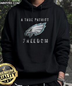Good Philadelphia Eagles Football hoodie showcasing patriotism and freedom, perfect for fans and supporters of the team.
