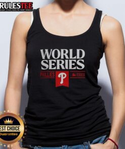 Good Philadelphia Phillies baseball World Series MLB 2025 tank top featuring team logo and vibrant design for fans.