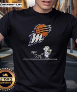 Stylish Phoenix Mercury Meow T-Shirt featuring a vibrant design, perfect for fans of the WNBA and casual wear.