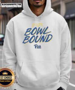 Alt Text: Good Pittsburgh Panthers Football 2025 Bowl Bound Hoodie in navy blue, perfect for fans supporting their team.