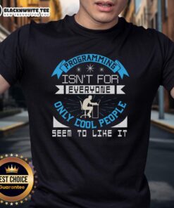 Cool 'Good Programming Isn't For Everyone' T-Shirt design for tech enthusiasts and programmers, showcasing a fun statement.