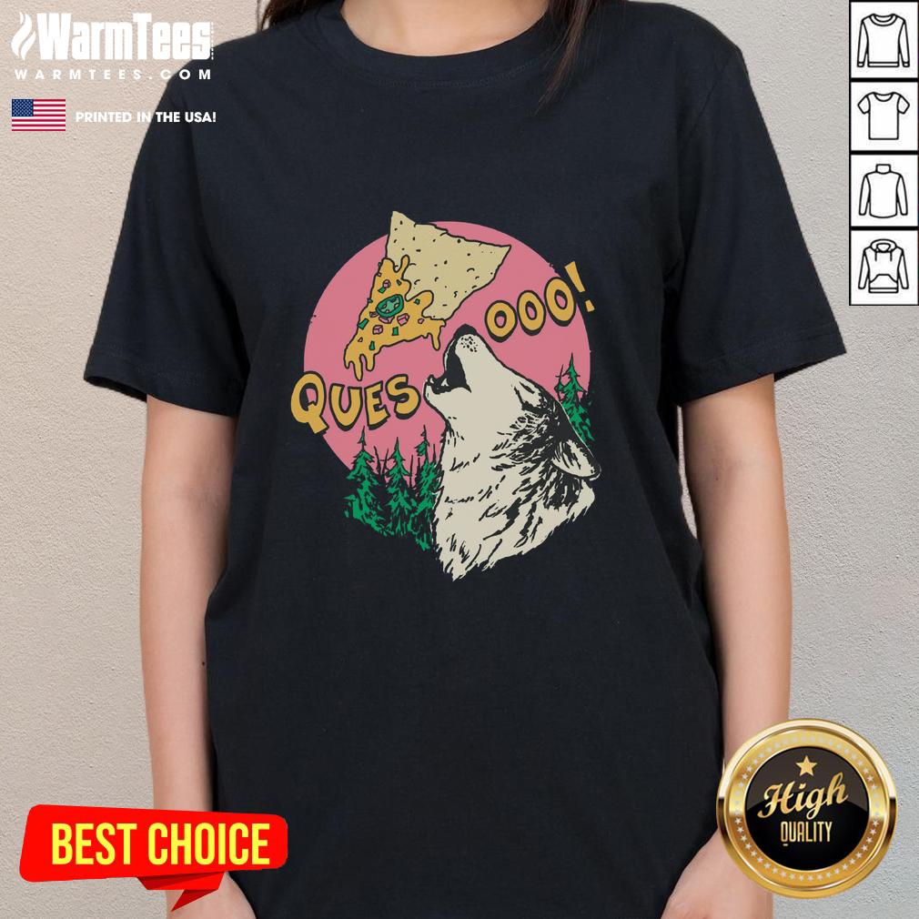 good-queso-lupus-wolf-pizza-ladies-tee Good Queso Lupus Wolf Pizza Ladies Tee featuring a playful wolf graphic and pizza design for trendy casual wear.