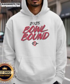Alt Text: Good San Diego State Aztecs Football 2025 Bowl Bound Hoodie showcasing team spirit and style for fans.