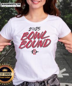 Good San Diego State Aztecs Football 2025 Bowl Bound ladies tee showcasing team spirit and style for female fans.