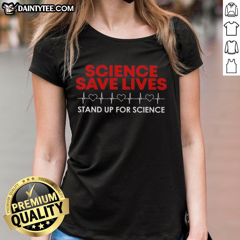 good-science-saves-lives-stand-up-for-science-heartbeat-ladies-tee Good Science Saves Lives - Stand Up for Science Heartbeat Ladies Tee featuring a stylish design promoting science advocacy.