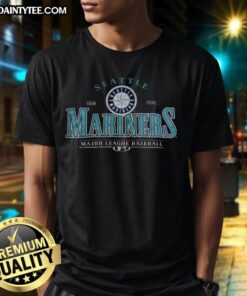 Seattle Mariners Team Pride MLB 2025 T-Shirt featuring vibrant design for passionate baseball fans.