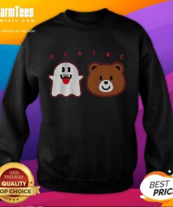 Good Shayne Gostisbehere Ghost Bear Halloween sweatshirt featuring a spooky bear design for fans of hockey and Halloween.