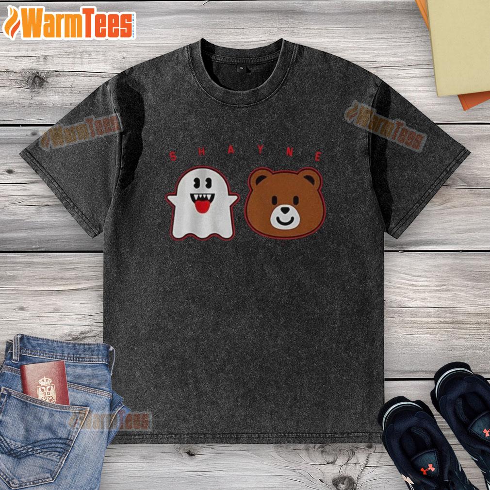 good-shayne-gostisbehere-ghost-bear-halloween-washed-t-shirt Good Shayne Gostisbehere Ghost Bear Halloween washed t-shirt featuring a fun graphic design for hockey fans.