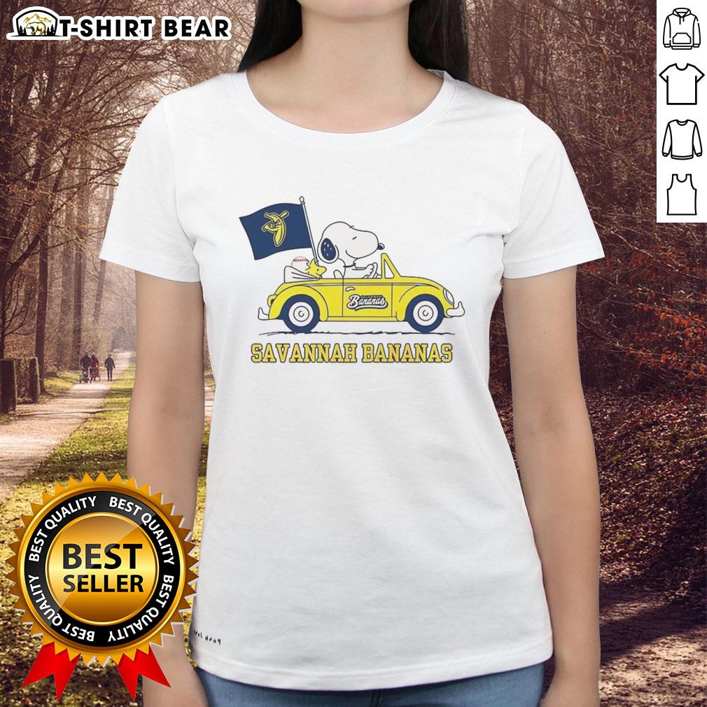 Good Snoopy And Woodstock Peabuts X Savannah Bananas Baseball Lover Ladies Tee Good Snoopy and Woodstock Peanuts X Savannah Bananas baseball lover ladies tee featuring vibrant graphics and playful design.