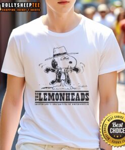 Alt Text: Good Snoopy The Lemonheads If I Could Talk T-Shirt featuring vibrant graphics and a playful design.