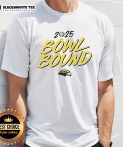 Good Southern Miss Golden Eagles Football 2025 Bowl Bound T-Shirt featuring team colors and logo, perfect for fans.