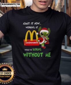 Good Stitch Admit It Now T-Shirt: Fun design for McDonald's fans, showcasing humor and personality in fast food culture.