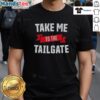 Good Take Me To The Tailgate Buffalo Bills T-Shirt featuring vibrant team colors and a fun tailgating design.