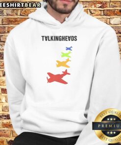 Good Talking Heads hoodie in light gray, featuring a stylish design perfect for fans of the band and casual wear.