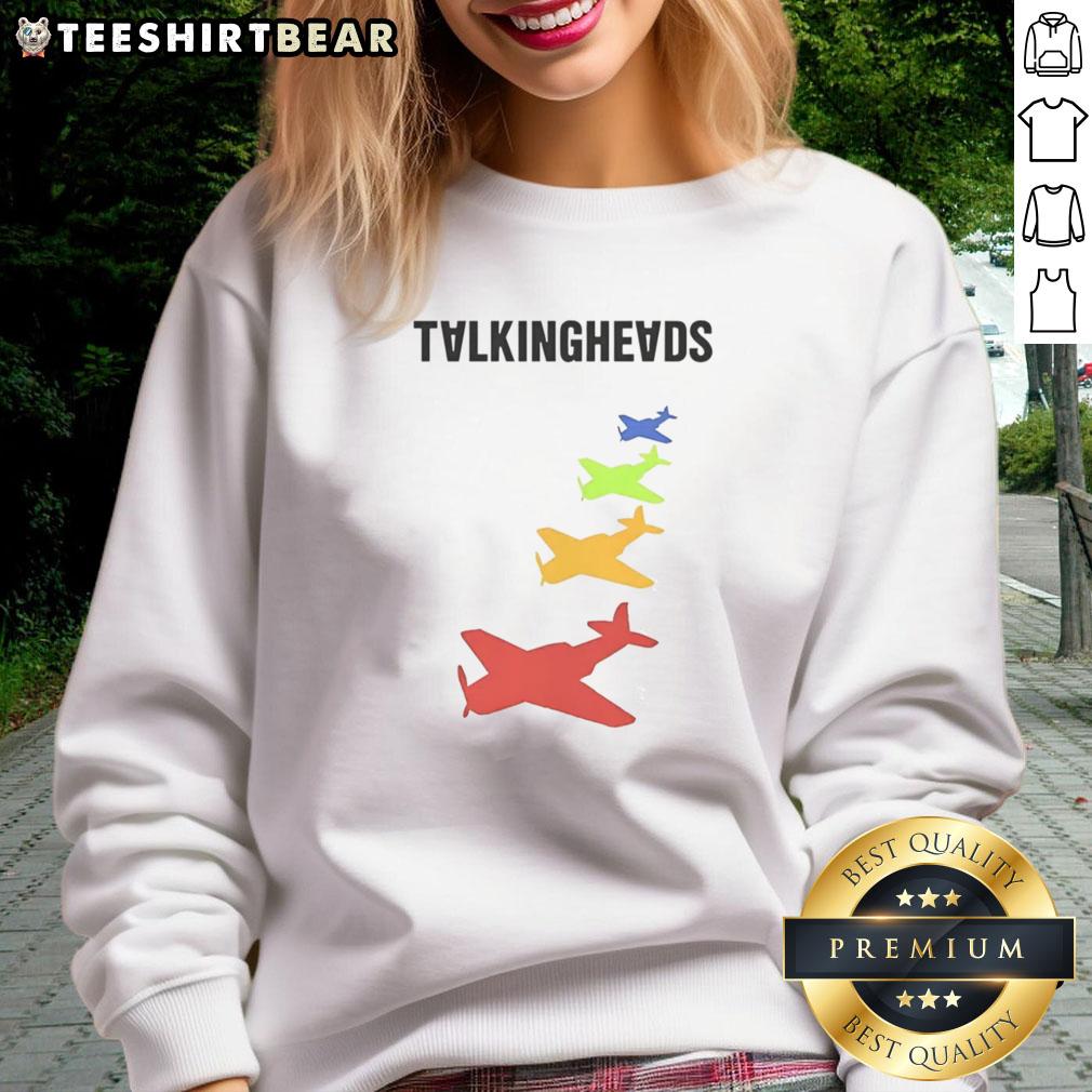 Good Talking Heads Remain In Light Planes Sweatshirt Good Talking Heads Remain in Light Planes sweatshirt featuring a vibrant design, perfect for fans of the band.
