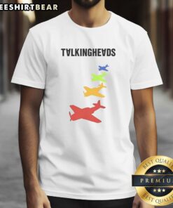 Good Talking Heads Remain In Light Planes T-Shirt featuring vibrant graphic design for music fans and vintage style lovers.