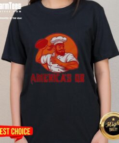 Good Tampa Bay Buccaneers America's Favorite QB ladies tee featuring team colors and a stylish design for fans.