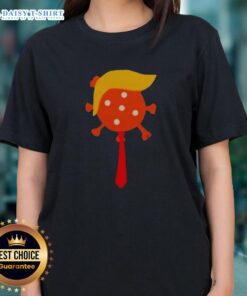 Good-The-Deadliest-Virus-Is-Ignorance-Trump-Virus Ladies Tee featuring a bold graphic and powerful message about ignorance.