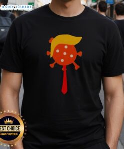 Good The Deadliest Virus Is Ignorance Trump Virus T-Shirt featuring bold text and a striking design.