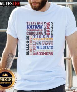 Good The Sec Southeastern Conference Football Team T-Shirt featuring vibrant team colors and logo, perfect for fans.