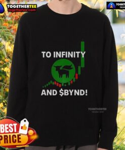 Good To Infinity and BYND sweatshirt featuring a stylish design and comfortable fit, perfect for casual wear.